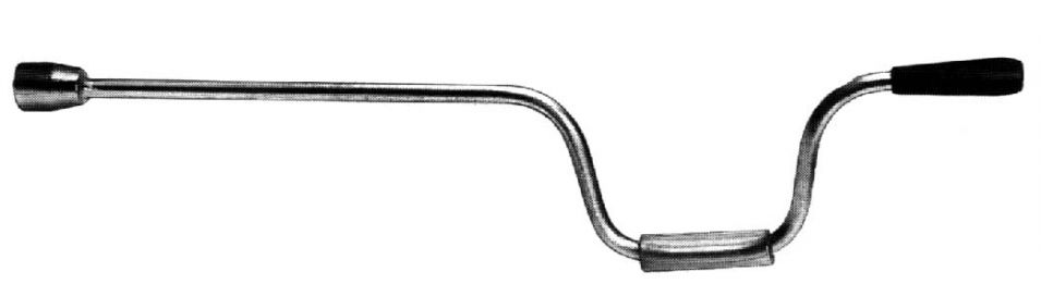 manivela 660mm - 201858.001 - Ruedas de apoyo