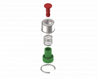 Juego de piezas de repuesto para dispositivo de seguridad