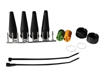 Conector de bayoneta de 5 polos