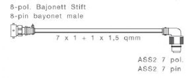 Adaptador izquierdo de 8 pines - 408833.001 - Sujetadores