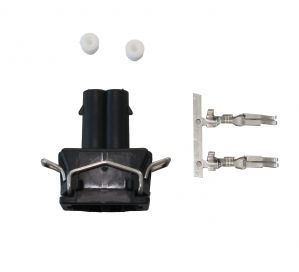 Roundpoint - conector de 2 pines hembra - 409015.001 - Accesorios y repuestos para las luces