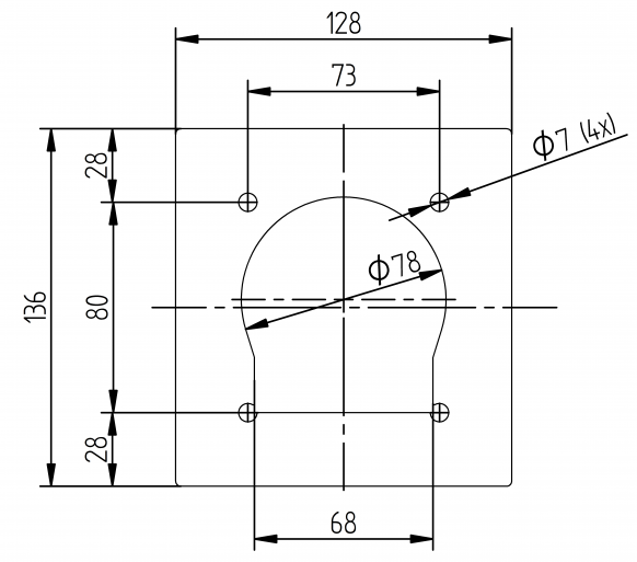 Placa de refuerzo - 204309.001 - Anclaje de fijación