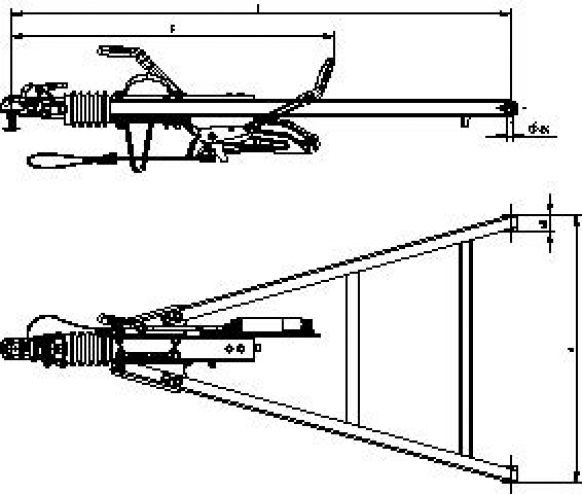 Resorte de tracción - 205253.002 - Horquilla de tiro de remolque