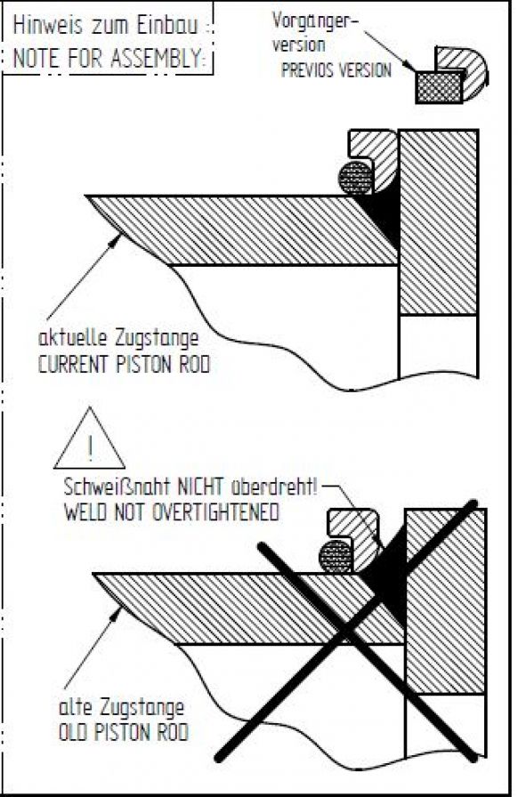 Anillo de parada con anillo de apoyo