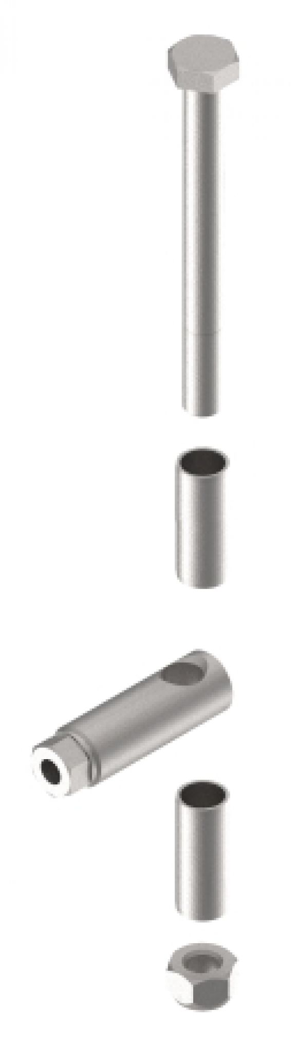 Juego de tornillos del amortiguador - 208368.001 - Amortiguador