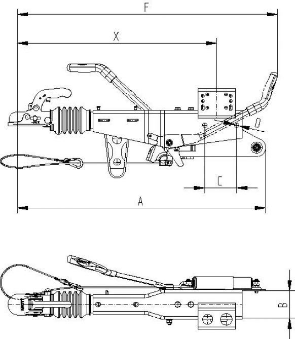 Tubo de brida del dispositivo de sobrecarga - 208463.001 - Dispositivo de inercia