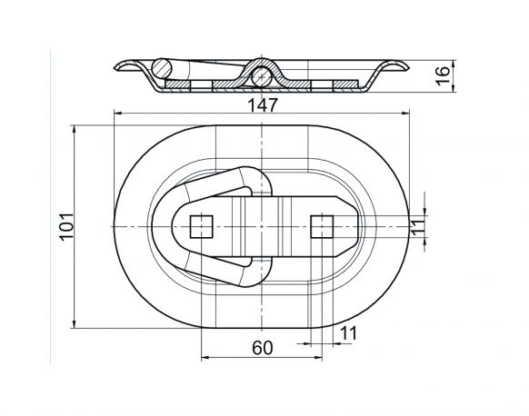 Receso de amarre - 401812.001 - Anclaje de fijación