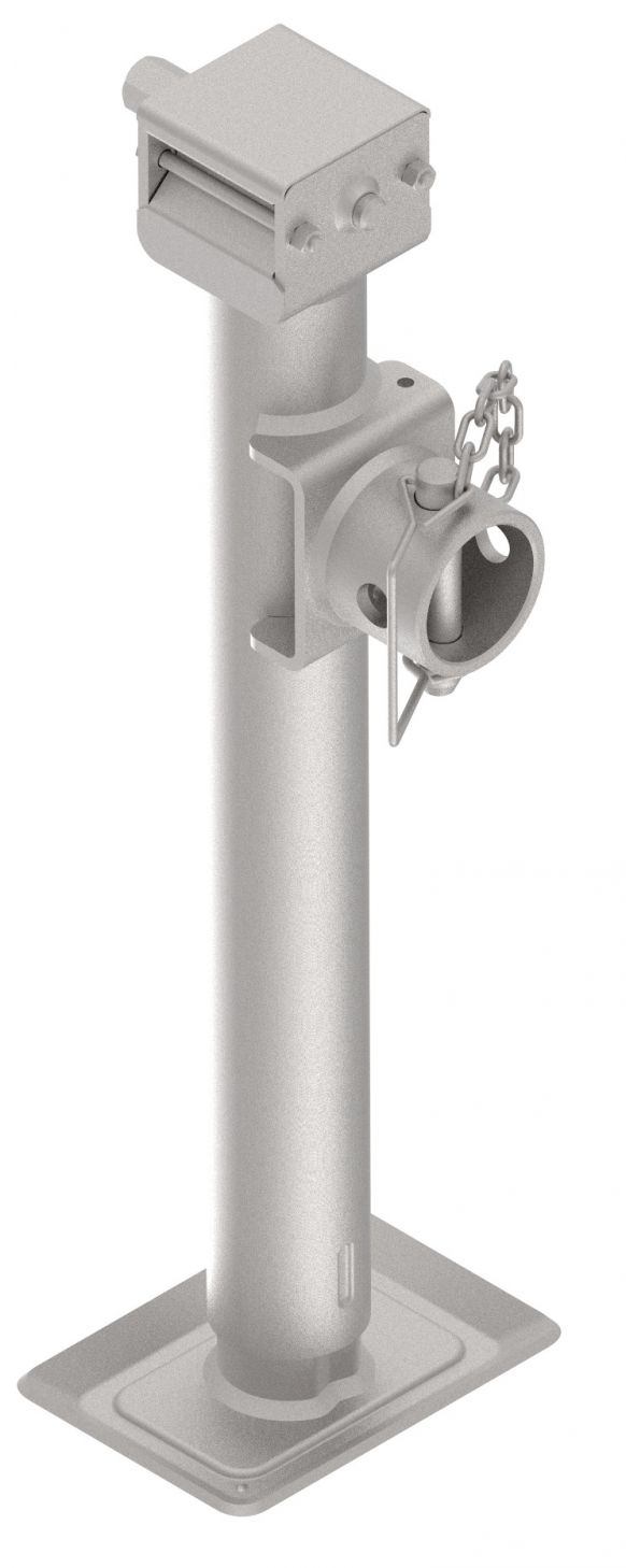 Pie de apoyo plegable - 402614.001 - Ruedas de apoyo