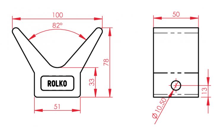 Apoyo de proa - 402809.010 - Remolque de barco