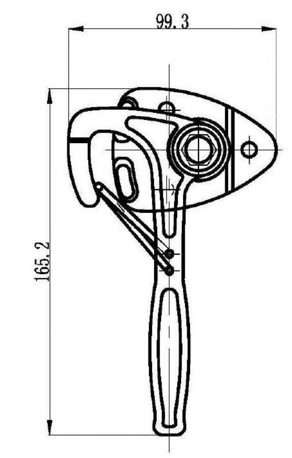 Cierre de palanca de ángulo - 403867.001 - Cierres