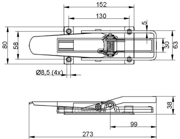 Cerradura excéntrica - 404270.001 - Cierres