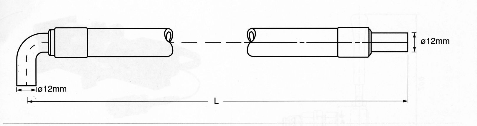 Manguera de alta presión - 404410.001 - Accesorios para cilindros telescópicos.