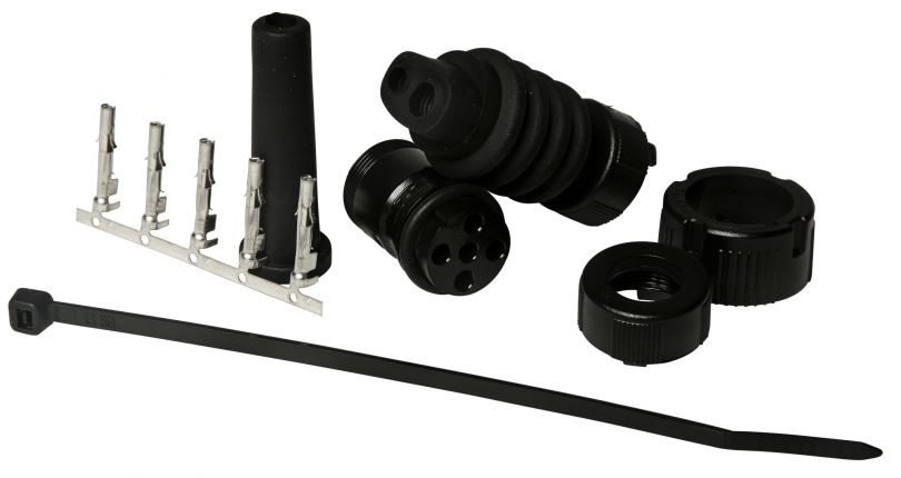 Conector de bayoneta de 5 polos