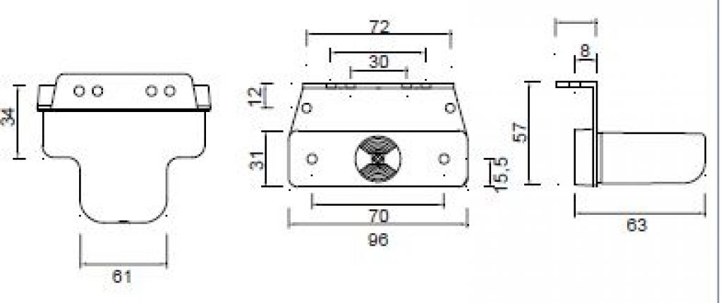 Flatpoint 1 LED - 404784.001 - Luz de señalización lateral