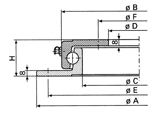 Giradiscos de bolas - 404890.001 - Anillos de dirección de bola (Jost)
