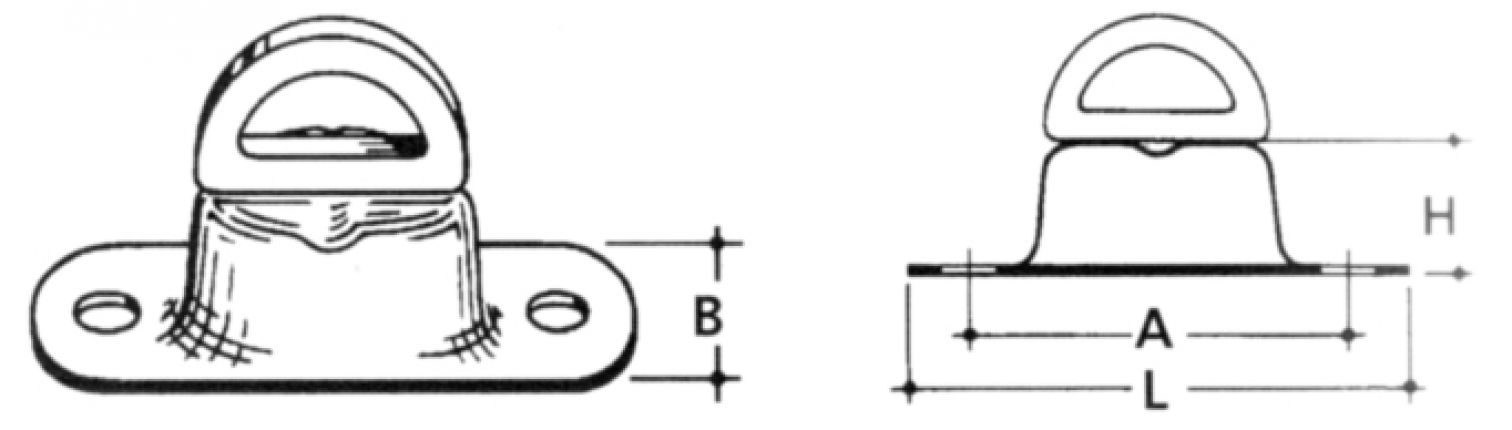 Cierre giratorio - 404917.001 - Fijación de la lona