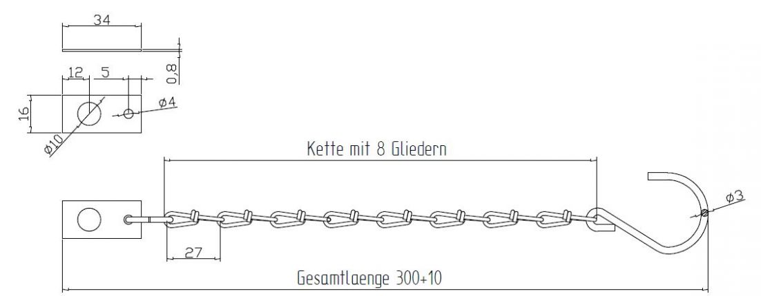 Cadena de seguridad - 405841.001 - Cierres