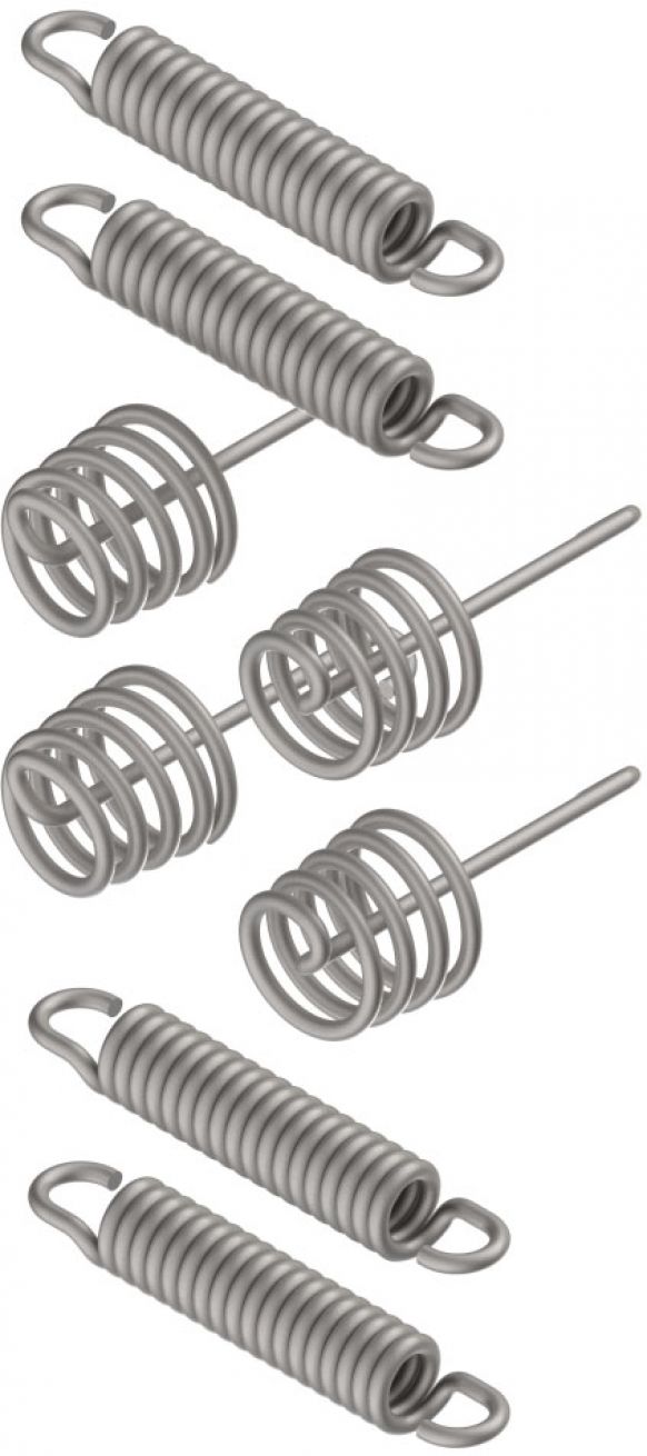 Juego de resortes - 405977.001 - Juego de zapatas de freno