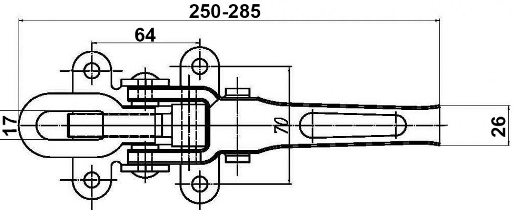 Cerradura excéntrica - 407974.001 - Cierres