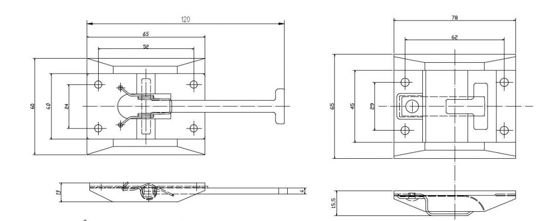 Estancia rodillo puerta - 408945.001 - Cerraduras / Accesorios