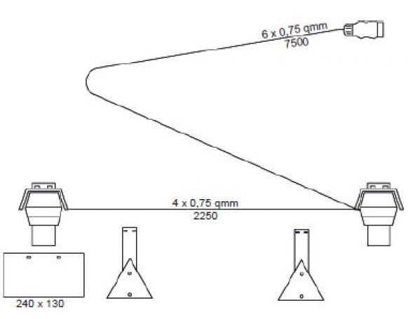 Luz del cable - 409085.001 - Luces de cable