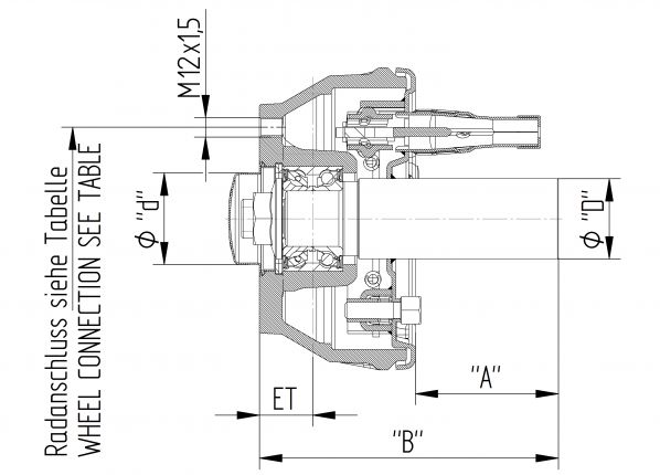 Muñon de freno 160x35 - 409190B097 - Trozo de freno