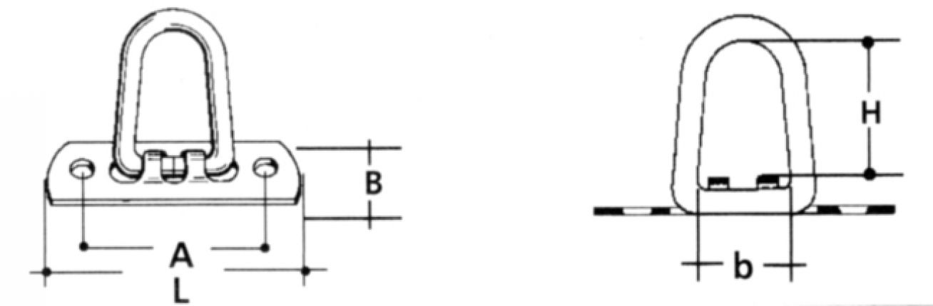 Gancho de anclaje - 409998.001 - Fijación de la lona