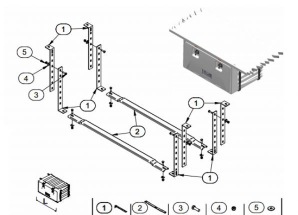 Kit de montaje - 411996.007 - Cajas de herramientas