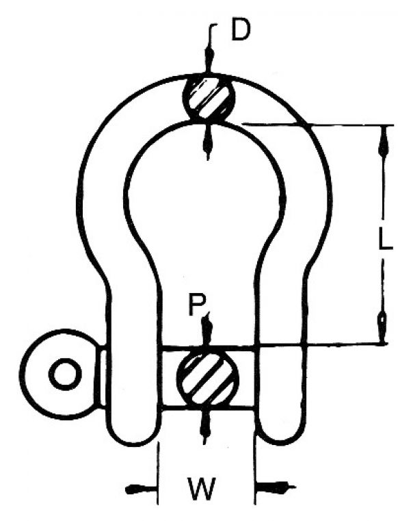 Grillete - 412960.001 - Accesorios del cabrestante