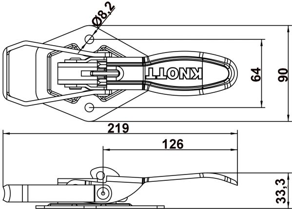 Cerradura excéntrica - 413528.001 - Cierres