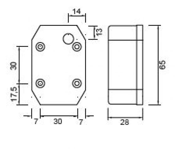Flexipoint LED - 415777.001 - Luz de señalización lateral