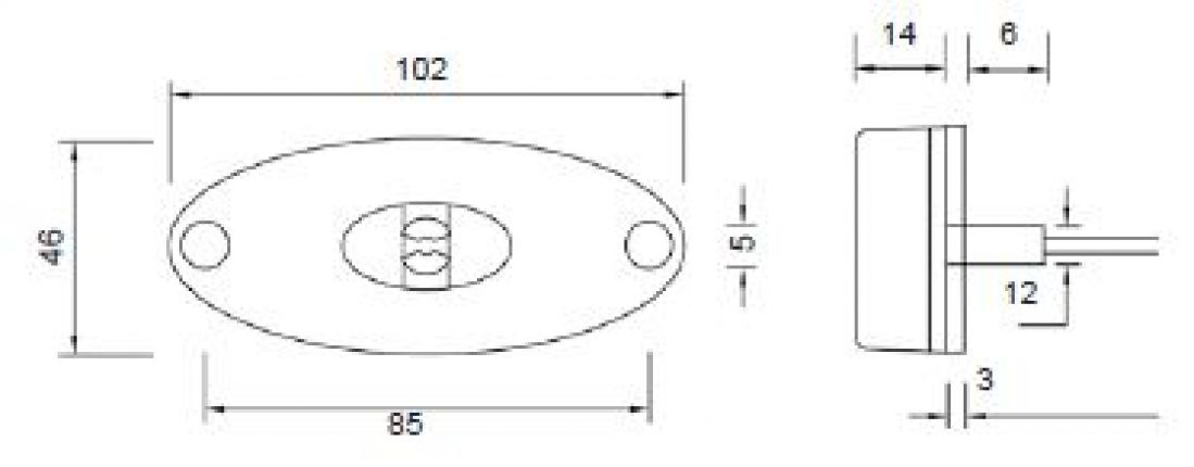 Flatpoint LED 2 - 416106.001 - Luces de posición