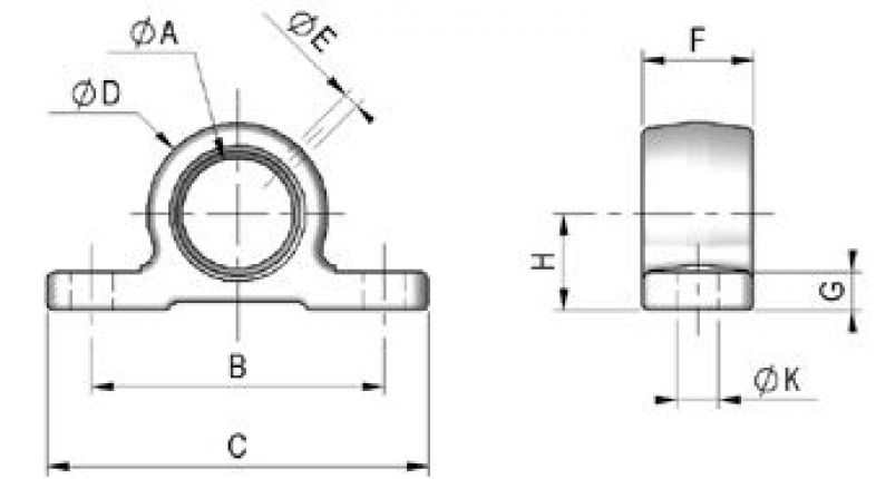 Pareja de cojinetes - 416405.001 - Accesorios para cilindros telescópicos.