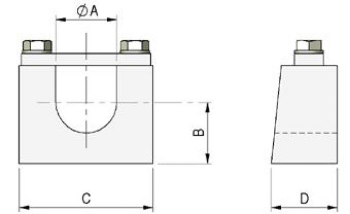 Pareja de cojinetes - 416406.001 - Accesorios para cilindros telescópicos.