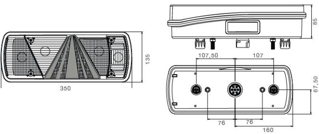 Ecopoint 2 con triángulo - 416480.001 - Luces traseras