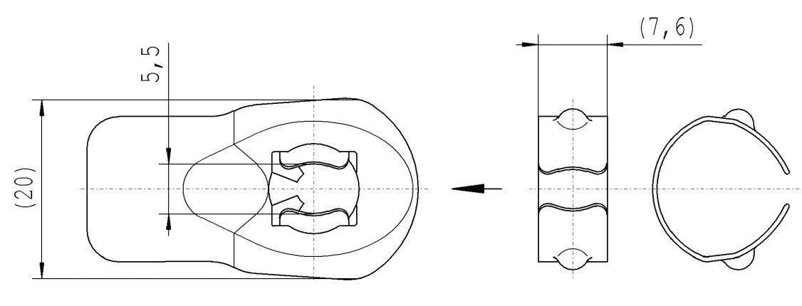 Toma de bola - 416902.001 - Resortes de gas assesorios