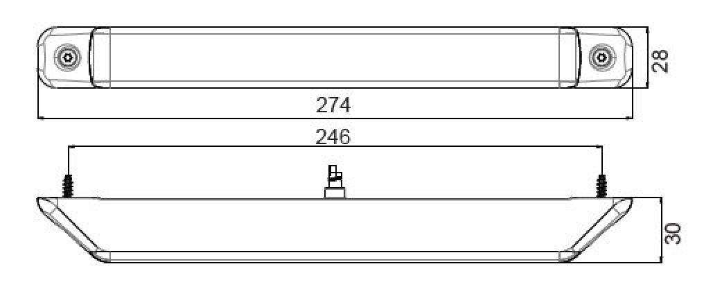 Linepoint 2 LED 12V/24V - 417191.001 - Luces traseras