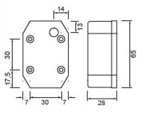 Flexipoint 1 - 417268.001 - Luz de señalización lateral