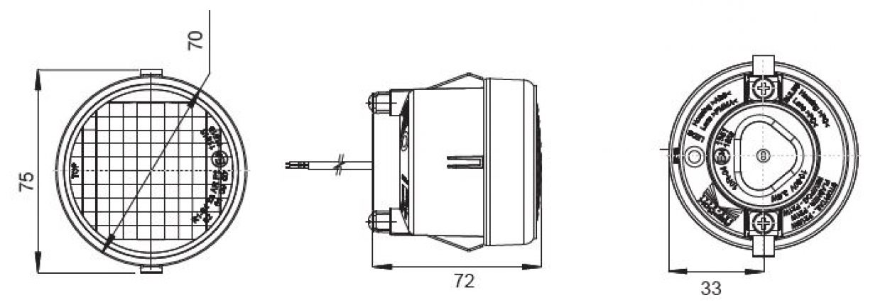 Roundpoint 2 LED 12V/24V - 417279.001 - Luces traseras
