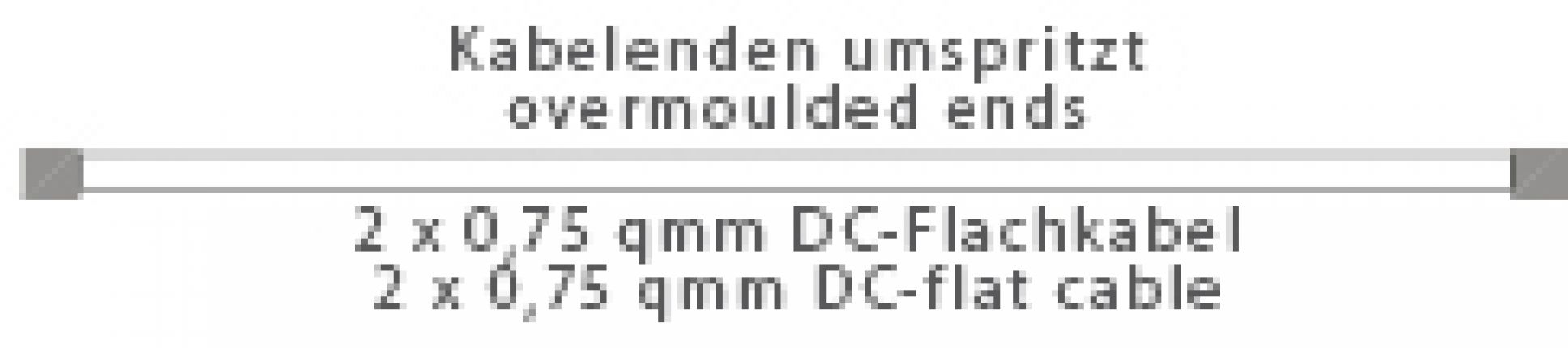 Cable plano 2x0,75 DC - 417329.001 - Cable de conexión