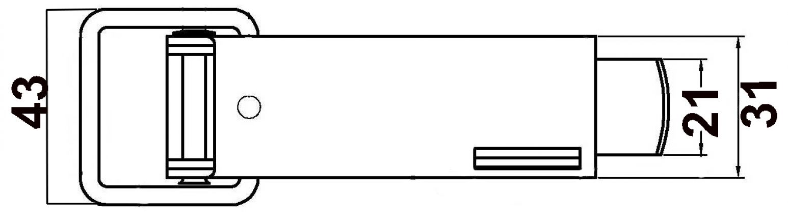 Cerradura excéntrica - 417631.001 - Cierres