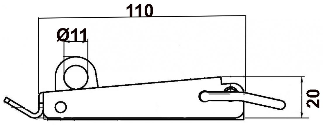 Cerradura excéntrica - 417631.001 - Cierres
