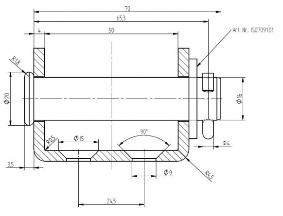 Pasador de bisagra - 419271.001 - Bisagras