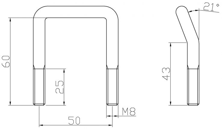 Estrivo de amarre suelto - 420094.001 - Anclaje de fijación