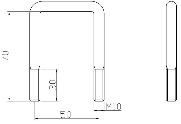 Estrivo de amarre suelto - 420096.001 - Anclaje de fijación