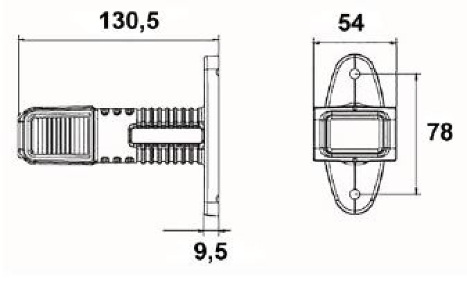 Superpoint 4 LED 12V/24V - 420311.001 - Piloto lateral de galibo