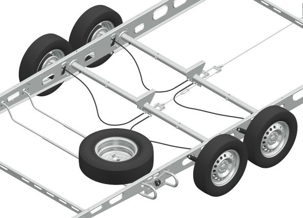 Soporte de rueda de repuesto para la caravana - 421241.001 - Accesorios para ruedas/neumáticos/llant