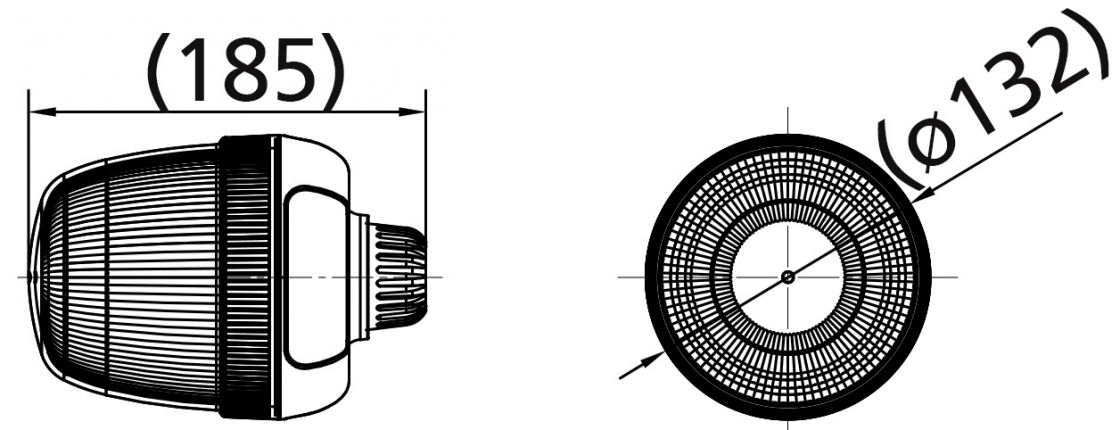 Faro giratorio LED alta - 421447.001 - Balizas