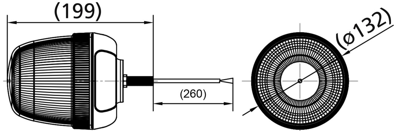 Faro giratorio LED alta - 421450.001 - Balizas