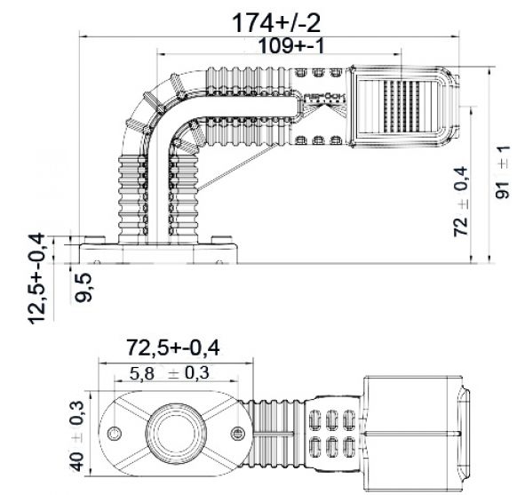 Superpoint 4 LED 12/24V - 421943.001 - Piloto lateral de galibo